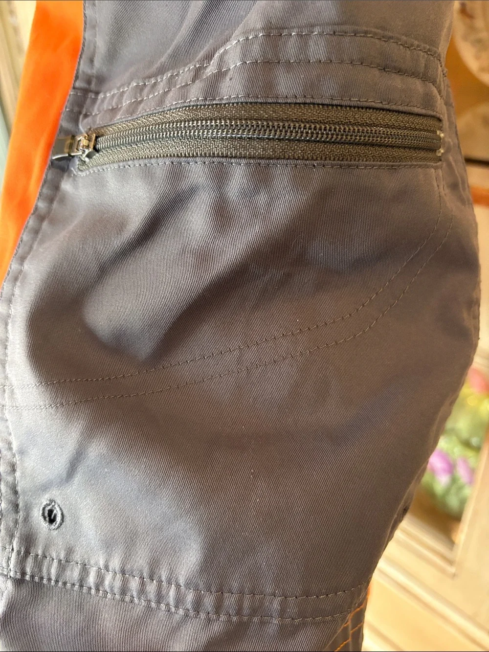 REI Orange and Gray Swim Trunks
